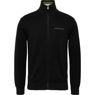 блуза,мъжки,пуловери,tommy,hilfiger,dm0dm21301,full,zip,sweatshirt,black