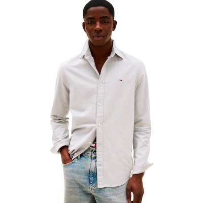 риза,с,дълъг,ръкав,мъжки,ризи,tommy,hilfiger,dm0dm21298,long,sleeve,shirt,green,(white)