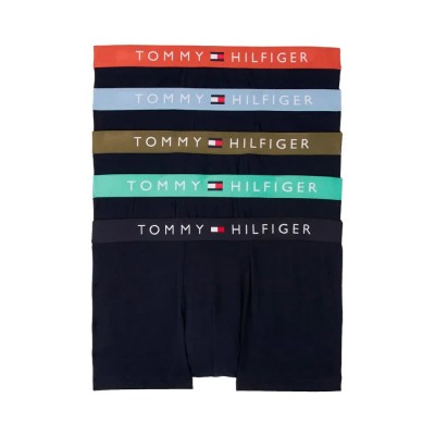 боксерки,мъжко,бельо,tommy,hilfiger,um0um03494,boxers,3,units,green,(black)