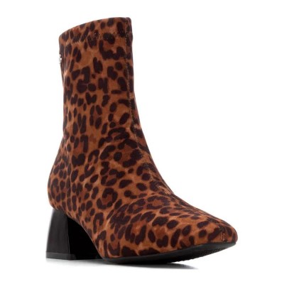 дамски,боти,мъжки,боти,xti,144290,booties,brown,(leopard)
