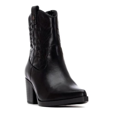 дамски,боти,мъжки,боти,xti,144305,booties,black,(black)