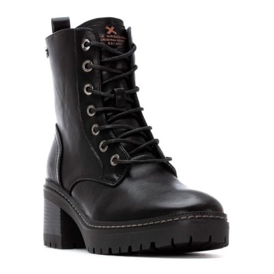 дамски,боти,мъжки,боти,xti,144454,booties,black,(black)
