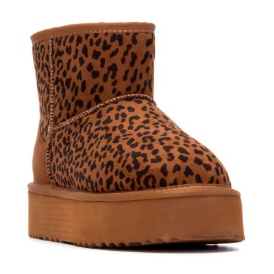 дамски,боти,мъжки,боти,xti,144441,booties,brown,(leopard)