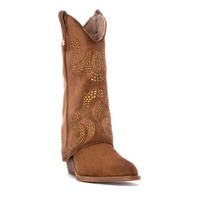 дамски,боти,дамски,високи,обувки,за,ходене,xti,144467,booties,brown,(camel)