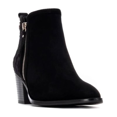 дамски,боти,мъжки,боти,xti,144647,booties,black,(black)