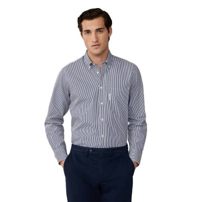 риза,с,дълъг,ръкав,мъжки,ризи,façonnable,bengal,stop,long,sleeve,shirt,blue,(naval,blue)