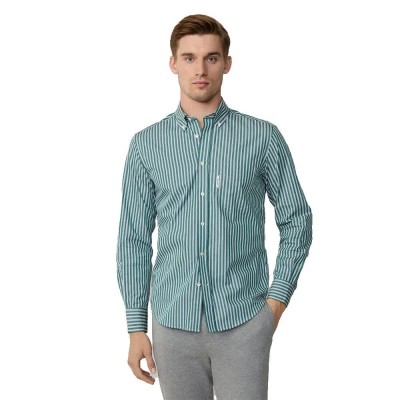риза,с,дълъг,ръкав,мъжки,ризи,façonnable,reg,poplin,long,sleeve,shirt,green,(apple,green)