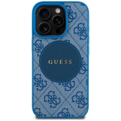 други,аксесоари,guess,circle,classic,logo,iphone,16,pro,max,phone,case,blue,(blue)