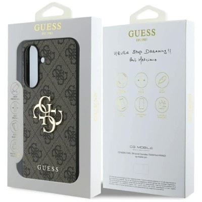 други,аксесоари,guess,classic,logo,samsung,galaxy,a56,phone,case,brown,(brown)