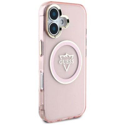 други,аксесоари,guess,mountain,logo,iphone,16,phone,case,pink,(pink)
