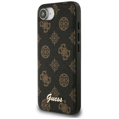 други,аксесоари,guess,peony,script,logo,iphone,16e,phone,case,black,(black)