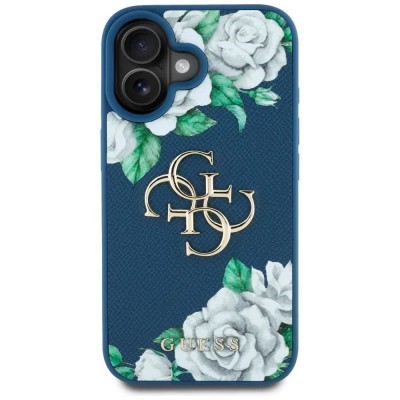 други,аксесоари,guess,roses,big,iphone,16,phone,case,blue,(blue)