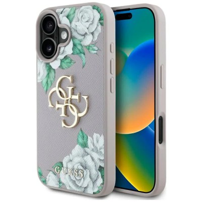 други,аксесоари,guess,roses,big,iphone,16,phone,case,purple,(purple)