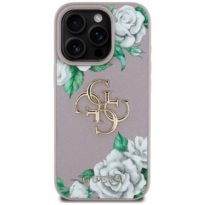 други,аксесоари,guess,roses,big,iphone,16,pro,max,phone,case,purple,(purple)