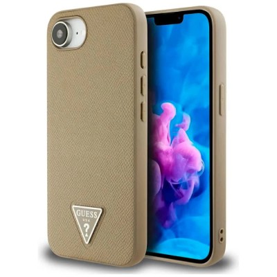 други,аксесоари,guess,triangle,iphone,16e,phone,case,brown,(brown)