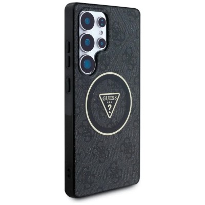 други,аксесоари,guess,triangle,buttons,samsung,galaxy,s25,ultra,phone,case,black,(black)