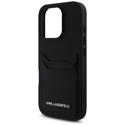 други,аксесоари,karl,lagerfeld,iphone,16,pro,phone,case,black,(black)