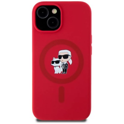 други,аксесоари,karl,lagerfeld,karl&choupette,heads,ring,magsafe,iphone,15,phone,case,red,(multicolor)