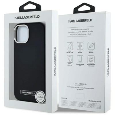 други,аксесоари,karl,lagerfeld,iphone,15,phone,case,black,(black)