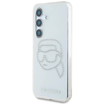 други,аксесоари,karl,lagerfeld,rhinestones,head,logo,samsung,galaxy,s25,phone,case,clear,(clear)
