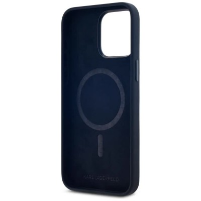 други,аксесоари,karl,lagerfeld,shadow,metal,initial,magsafe,iphone,15,pro,max,phone,case,blue,(black)