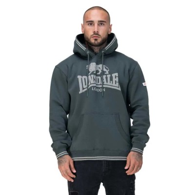 суичър,мъжки,пуловери,lonsdale,outwood,hoodie,grey,(green,green)