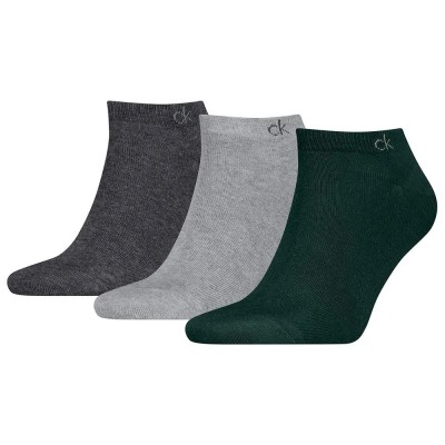 чорапи,мъжки,чорапи,calvin,klein,701234366,short,socks,3,pairs,dark,green,(multicolor)