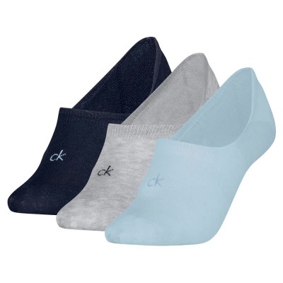 чорапи,дамски,чорапи,calvin,klein,701234370,no,show,socks,3,pairs,blue,grey,(light,blue)