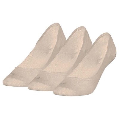 чорапи,дамски,чорапи,calvin,klein,701234371,no,show,socks,3,pairs,beige