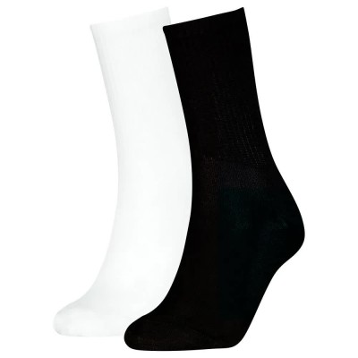 чорапи,дамски,чорапи,calvin,klein,701235379,crew,socks,2,pairs,black,(white,black)