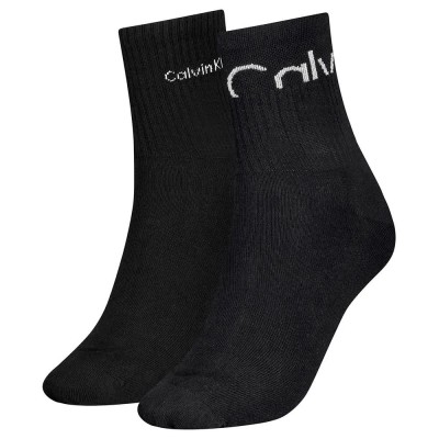 чорапи,дамски,чорапи,calvin,klein,701235518,short,socks,2,pairs,black