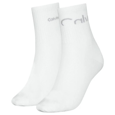 чорапи,дамски,чорапи,calvin,klein,701235518,short,socks,2,pairs,white