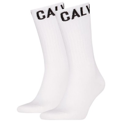 чорапи,мъжки,чорапи,calvin,klein,701235978,crew,socks,2,pairs,white