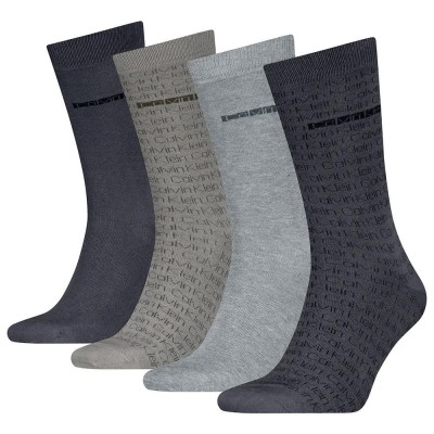 чорапи,мъжки,чорапи,calvin,klein,701235980,socks,4,pairs,grey,combo
