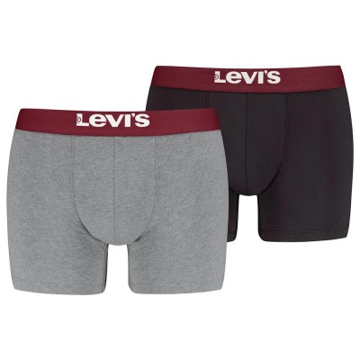 боксерки,мъжко,бельо,levi´s,®,701222842,boxers,2,units,grey,black,(grey)