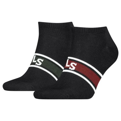 чорапи,мъжки,чорапи,levi´s,®,701235801,short,socks,2,pairs,black,combo,(black)