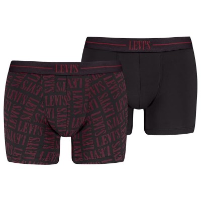 боксерки,мъжко,бельо,levi´s,®,701235941,brief,boxers,2,units,red,black,(black)