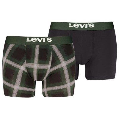 боксерки,мъжко,бельо,levi´s,®,argyle,brief,boxers,2,units,green,combo,(green,black)