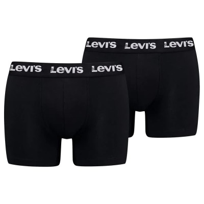 боксерки,мъжко,бельо,levi´s,®,repeat,logo,brief,boxers,2,units,black