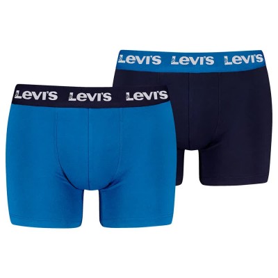 боксерки,мъжко,бельо,levi´s,®,repeat,logo,brief,boxers,2,units,blue,combo,(blue)