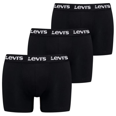 боксерки,мъжко,бельо,levi´s,®,repeat,logo,brief,boxers,3,units,black