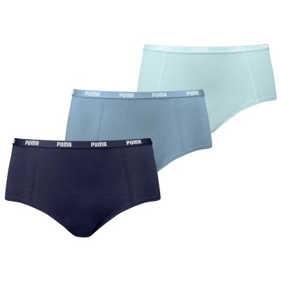боксерки,дамско,бельо,дамски,бикини,и,танкини,puma,503006001,mini,boxers,3,units,blue,(blue,combo)