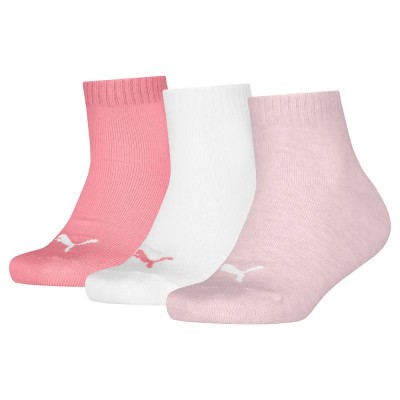 чорапи,детски,чорапи,puma,701233224,socks,3,pairs,pink,white,combo,(white,pink)