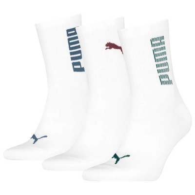 чорапи,мъжки,чорапи,puma,701233660,short,socks,3,pairs,white,colored,logos,(white)
