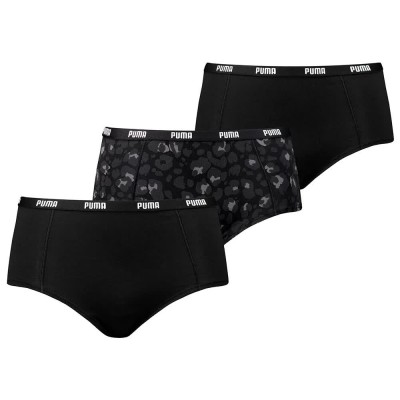 дамско,бельо,дамски,бикини,и,танкини,puma,701234182,mini,short,panties,3,units,black,combo,(black)