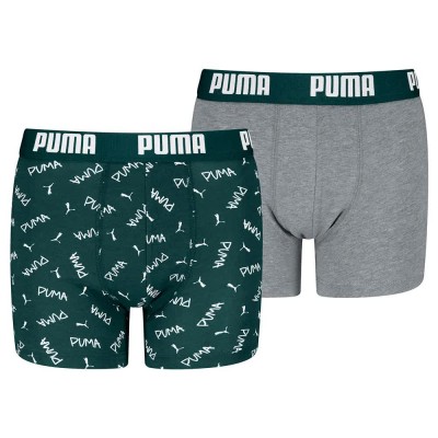 боксерки,детско,бельо,puma,701234185,boxers,2,units,green,grey,melange,(green,grey)