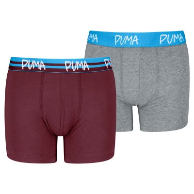 боксерки,детско,бельо,puma,701234186,boxers,2,units,red,grey,(burgundy,grey,melange)