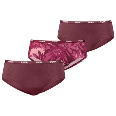 дамско,бельо,дамски,бикини,и,танкини,puma,701236777,hipster,panties,3,units,ruby,combo,(pink)