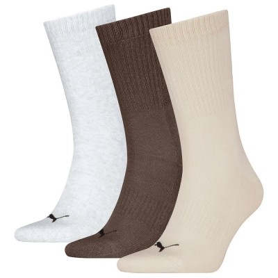 чорапи,мъжки,чорапи,puma,new,generation,cushioned,long,socks,3,units,alpine,snow,brown,(multicolor)