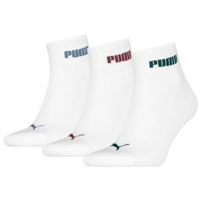 чорапи,мъжки,чорапи,puma,new,generation,cushioned,short,socks,3,pairs,white,colored,logos,(white)